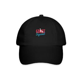 Goose Squad Nature Oiseaux Oies Animaux sauvages - Casquette classique - noir/noir - Devant