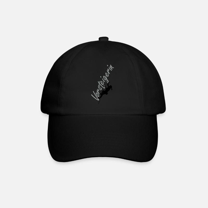 Vorsteigerin - Casquette classique - noir/noir