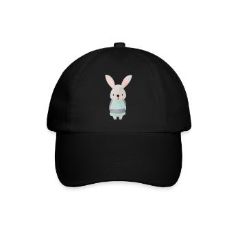 Hare spoon - Baseball Cap - black/black - Front