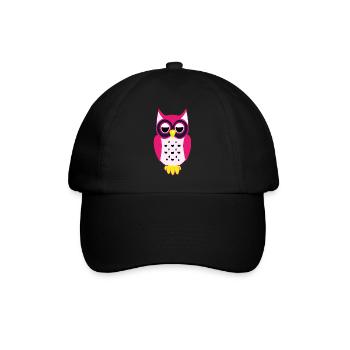 Hibou - Casquette classique - noir/noir - Devant