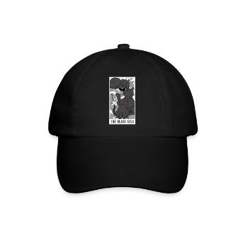 Drôle La carte de tarot des chats noirs Le tarot du chat - Casquette classique - noir/noir - Devant