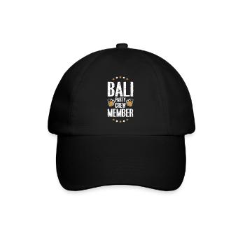 Équipage de la fête à Bali - Casquette classique - noir/noir - Devant