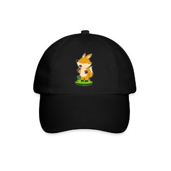 Fuchs toothbrush - Baseball Cap - black/black - Front