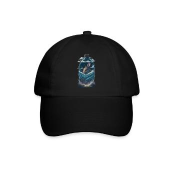 Bouteille de lapin - Casquette classique - noir/noir - Devant