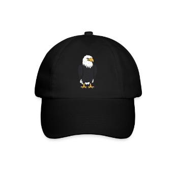 Citation humour Oiseau aigle - Casquette classique - noir/noir - Devant