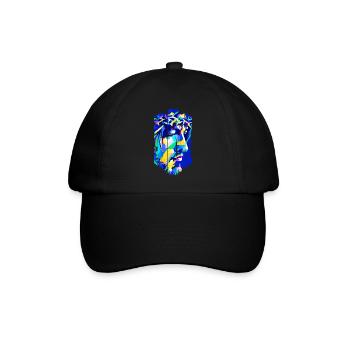 jesus bible christian religion christian cross christian - Baseball Cap - black/black - Front