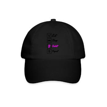 Manger dormir Ballet Répéter - Casquette classique - noir/noir - Devant