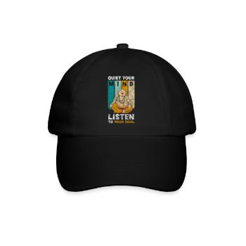 Yoga Peace Spiritual Hindu - Baseball Cap - black/black - Front