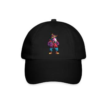 Unicorn Funny Winter - Baseball Cap - black/black - Front