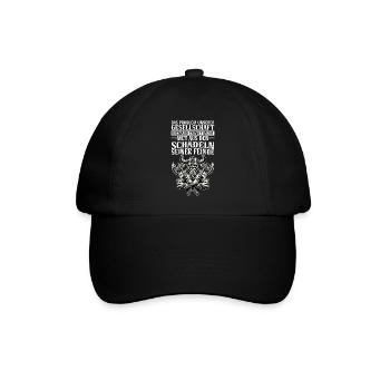 Wikinger Nordische Mythologie Götter - Baseballkappe - Schwarz/Schwarz - Vorne