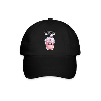 Kawaii Smoothie Mug BLEND - Baseball Cap - black/black - Front