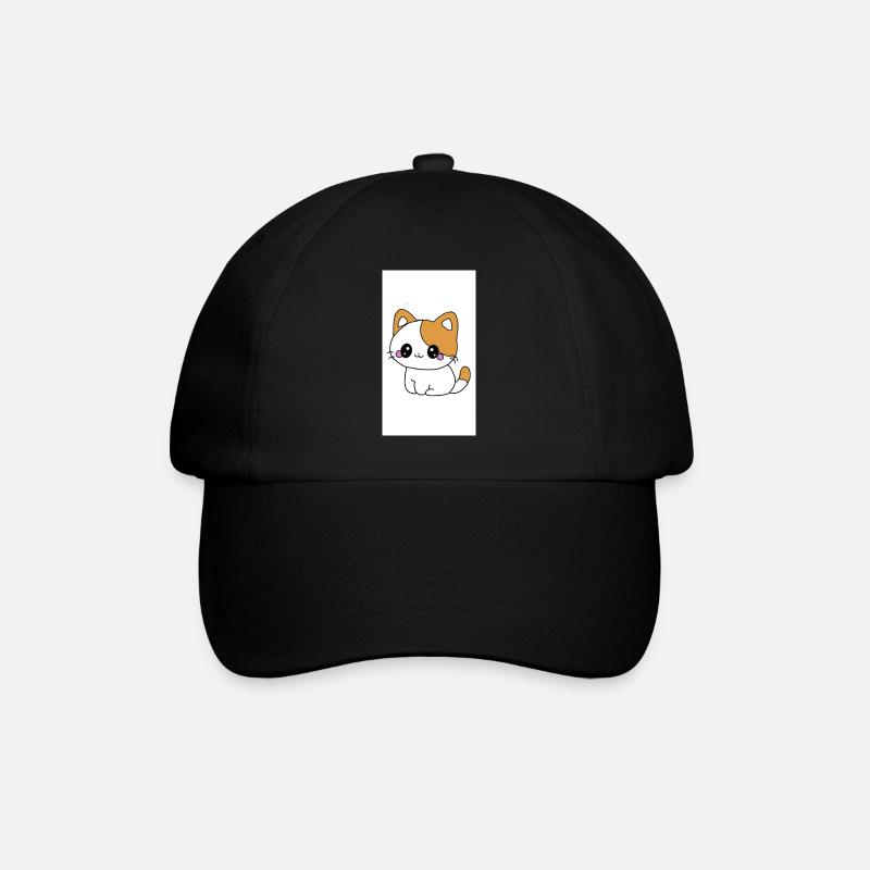 Chaton kawaï  - Casquette classique - noir/noir