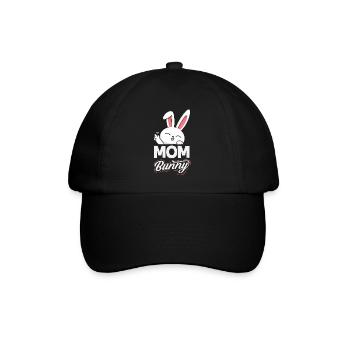 Joyeuse Pâques, douce chasse aux œufs du lapin, œufs de Pâques - Casquette classique - noir/noir - Devant
