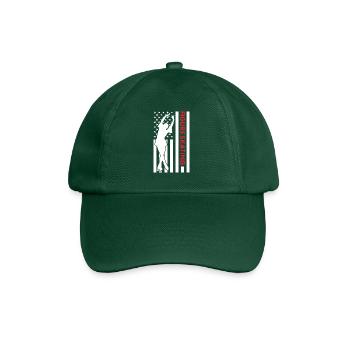 Sport Us Flag Figure Skating - Baseball Cap - bottle green - Front