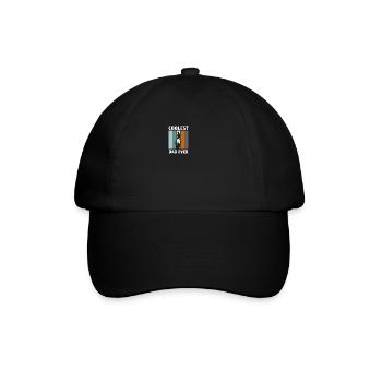 Coolest Dad Ever Papa Bester Vater - Baseballkappe - Schwarz/Schwarz - Vorne