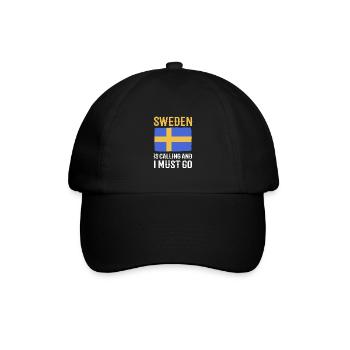 Suède Suédois - Casquette classique - noir/noir - Devant