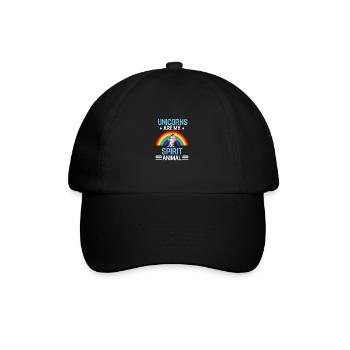 Magical Mythical Creature Gift Funny Unicorn - Casquette classique - noir/noir - Devant