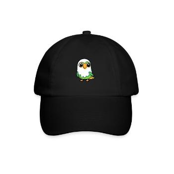 Parrot Halloween Funny Ghost - Baseball Cap - black/black - Front