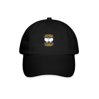 Einen alten Mann Tischtennis Tischtennisspieler - Baseballkappe - Schwarz/Schwarz - Vorne