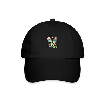 Tournant 35 35e anniversaire rétro thème signe de paix - Casquette classique - noir/noir - Devant