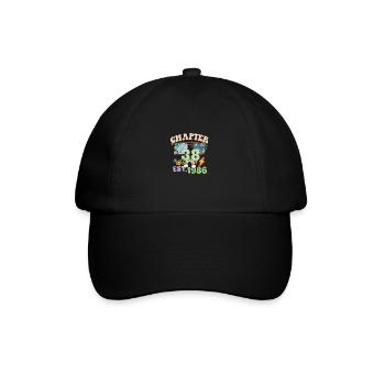 Tournant 38 38e anniversaire rétro thème signe de paix - Casquette classique - noir/noir - Devant