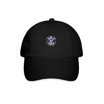 Forget The Glass Slippers This Princess Wears - Baseballkappe - Schwarz/Schwarz - Vorne