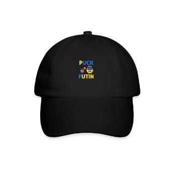 Puck Futin I support ukraine - Baseball Cap - black/black - Front