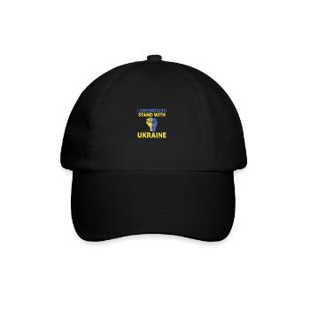 Luxembourg Ukraine - je soutiens Ukraine - Casquette classique - noir/noir - Devant