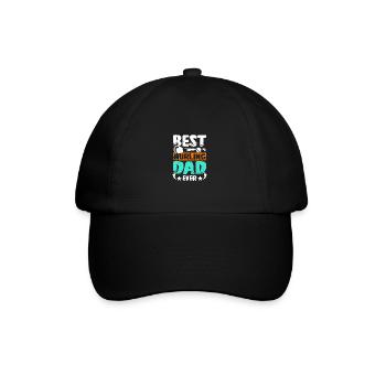 Fathers day Best hurling dad ever - Baseball Cap - black/black - Front
