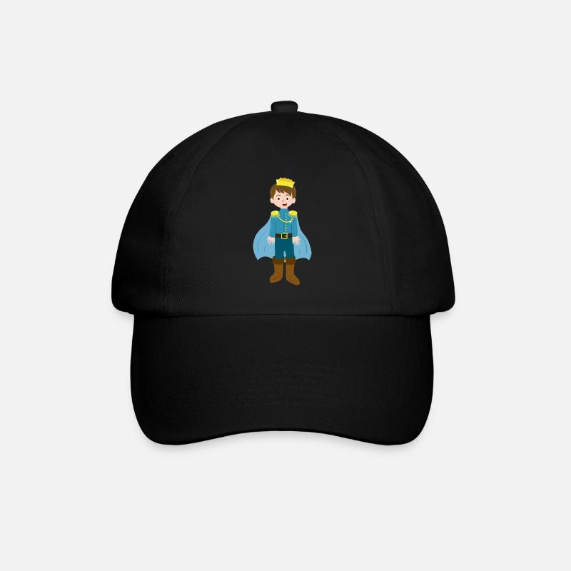 Prinz - Baseballkappe - Schwarz/Schwarz