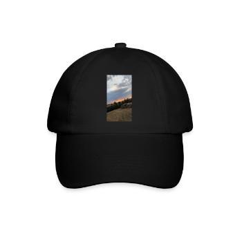 Sonnenuntergang 🌅 - Baseballkappe - Schwarz/Schwarz - Vorne