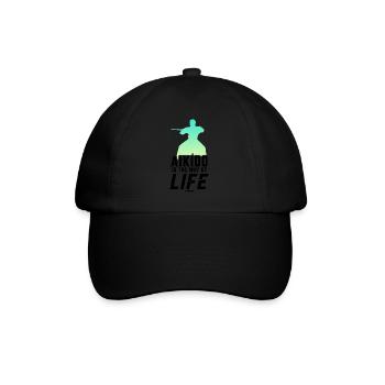 Aïkido Combat à l’épée Japon - Casquette classique - noir/noir - Devant