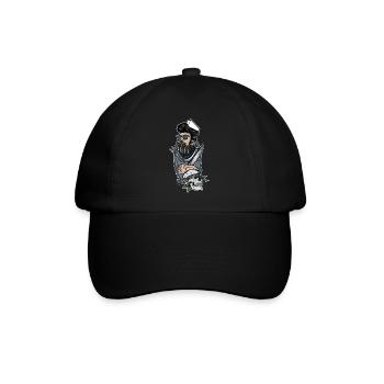 Boucher // Oldschool // Illustration - Casquette classique - noir/noir - Devant