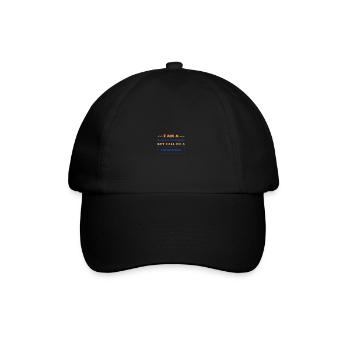 Je suis un designer graphique - Casquette classique - noir/noir - Devant