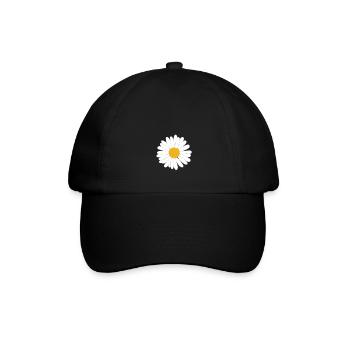 Marguerite tit - Baseballkappe - Schwarz/Schwarz - Vorne