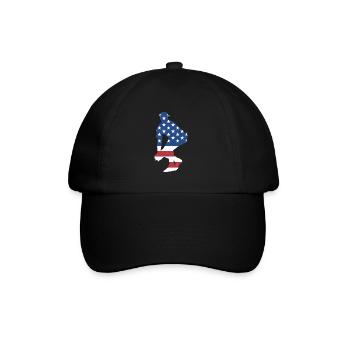 Sport Us Flag Baseball - Casquette classique - noir/noir - Devant