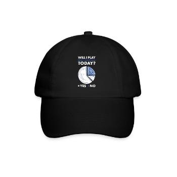 Sport vais-je jouer au volleyball de plage - Casquette classique - noir/noir - Devant