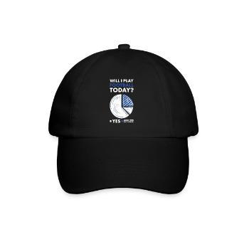 Sport vais-je jouer au football - Casquette classique - noir/noir - Devant
