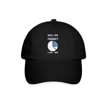 Sport Will I Go Gymnastics Today Gymnastics - Baseball Cap - black/black - Front