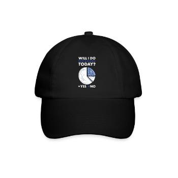 Sport Will I Do Bodybuilding Today - Baseball Cap - black/black - Front