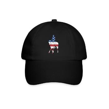 Sport Us Drapeau Équestre - Casquette classique - noir/noir - Devant