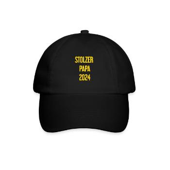 Proud Dad 2024 – for new fathers - Baseball Cap - black/black - Front