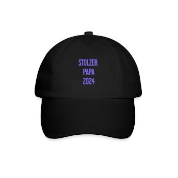Proud Dad 2024 – for new fathers - Baseball Cap - black/black - Front