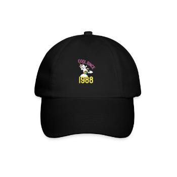 Cool depuis 1988 Dabbing chat 34ème anniversaire - Casquette classique - noir/noir - Devant
