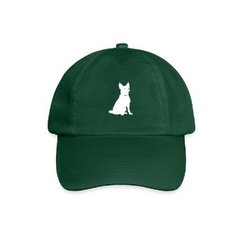 Chihuahua Dog Silhouette - Baseball Cap - bottle green - Front