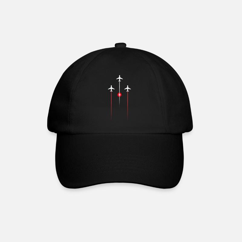 Tunisia Airlines - Baseball Cap - black/black