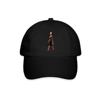 Élégance Rétro Chic - Casquette classique - noir/noir - Devant