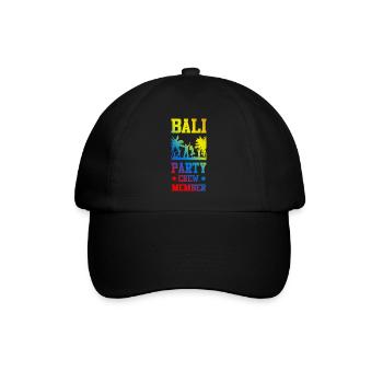 Equipe de fête à Bali - Casquette classique - noir/noir - Devant