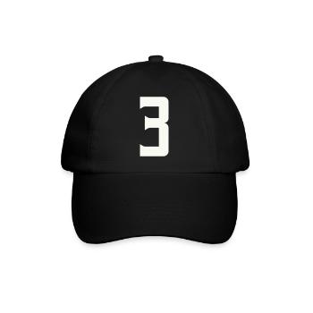3 - Casquette classique - noir/noir - Devant