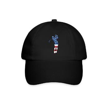 Sport Us Flag Golf - Casquette classique - noir/noir - Devant
